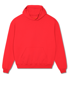 PEACE HOODIE RED (OVERSIZED FIT)