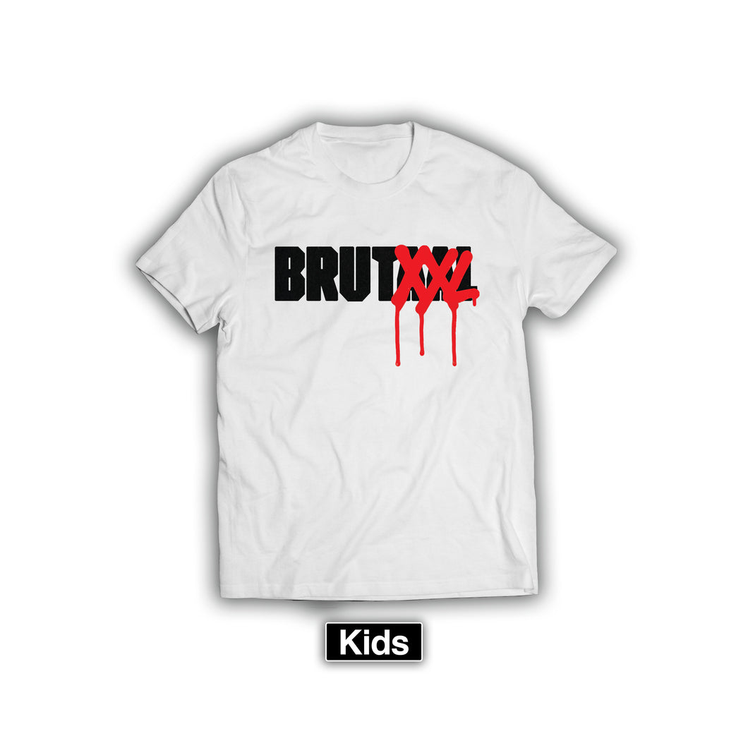 BRUTXXL T-SHIRT KIDS WHITE